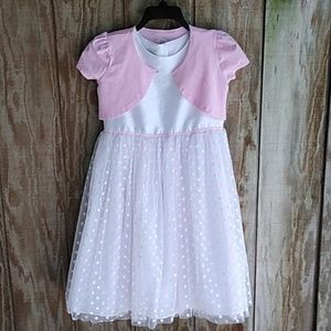 Sleeveless Dress with Bolero style jacket